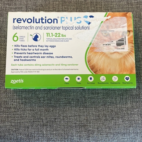 Cat New Feline Revolution Plus Topical Flea Tick And Heartworm